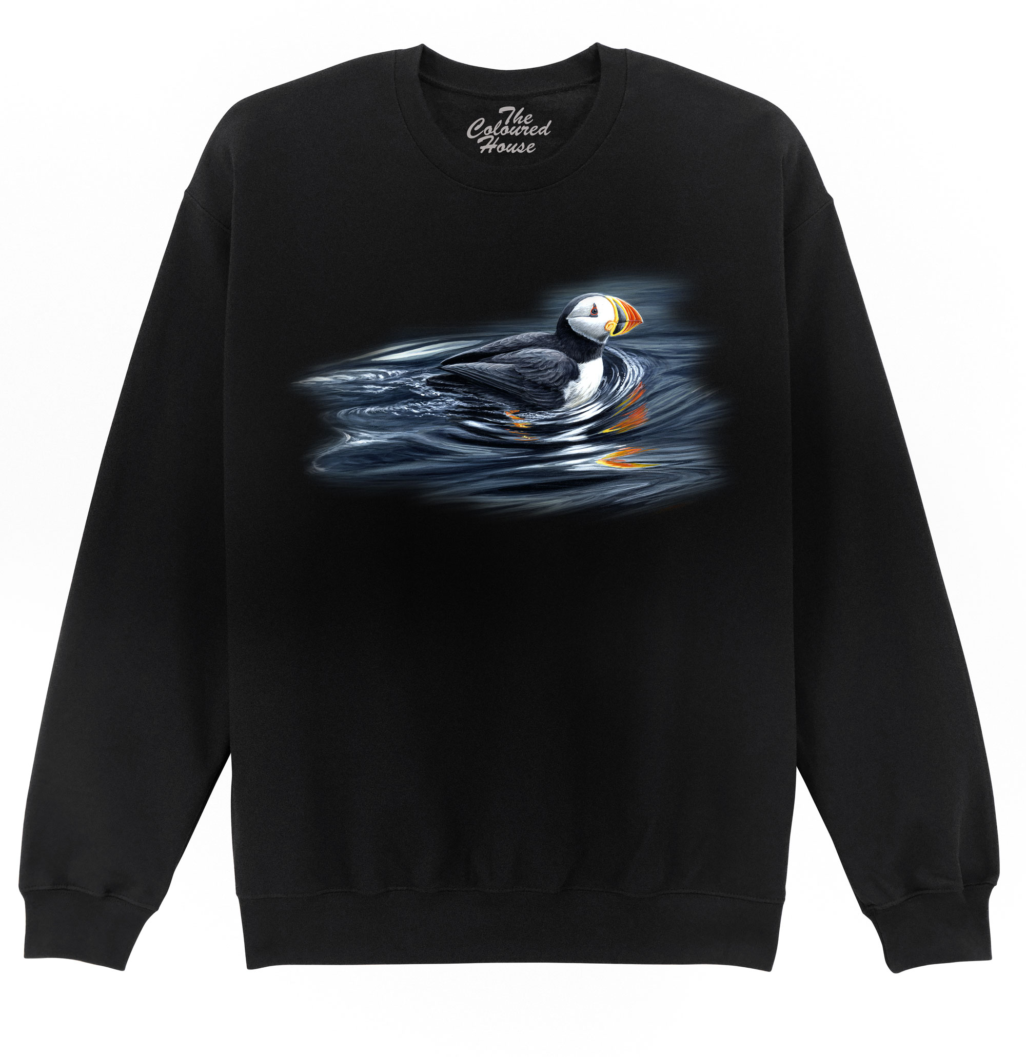 Swimming Puffin Sweater