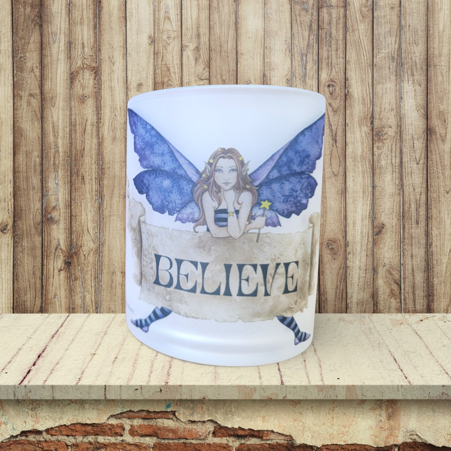 Believe - Candle Light Holder