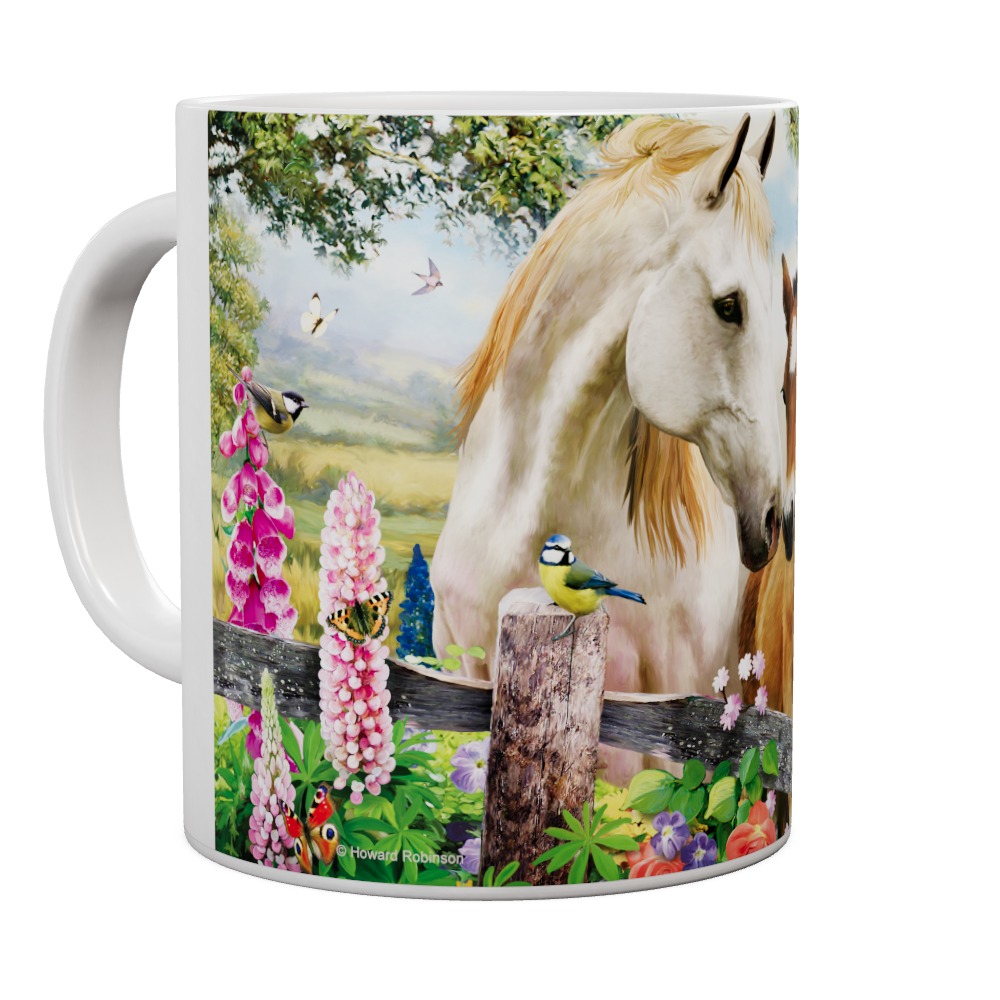 In The Summer Meadow - Horses Mug
