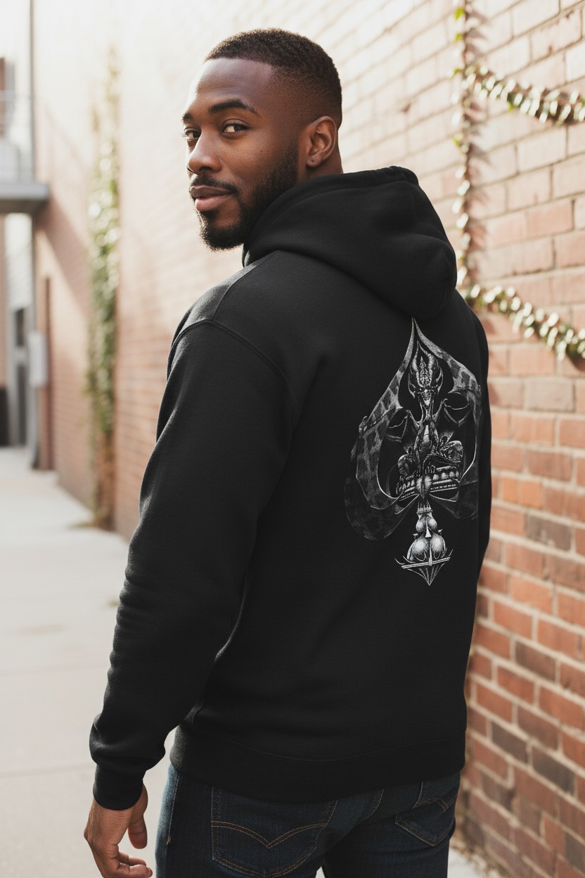 Dragon Of Spades Hoodie 