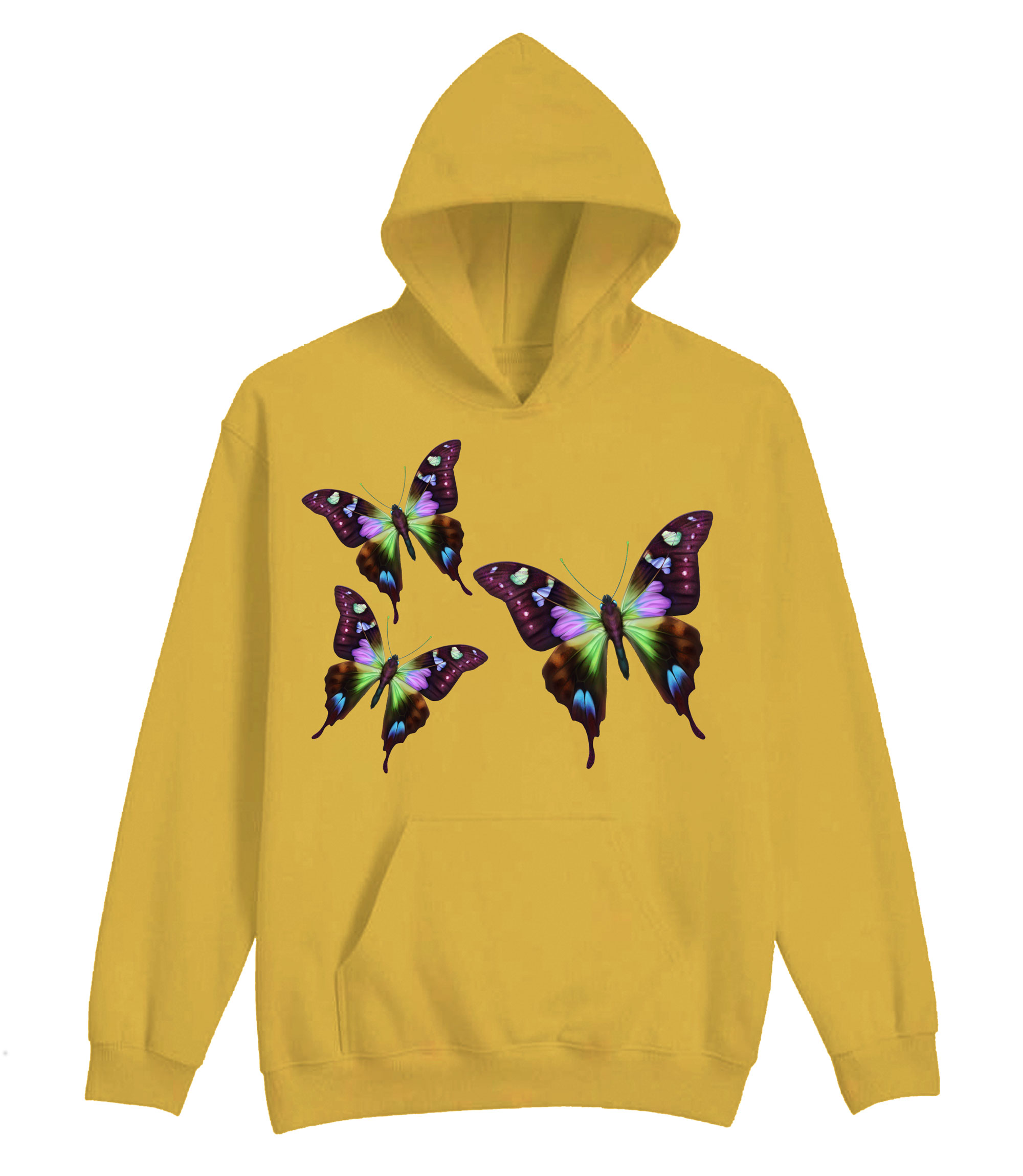 Lavender Butterfly Hoodie