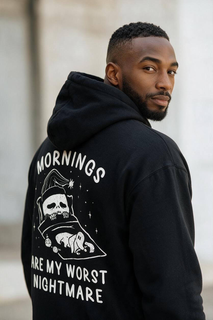 Mornings Are My Worst Nightmare Hoodie
