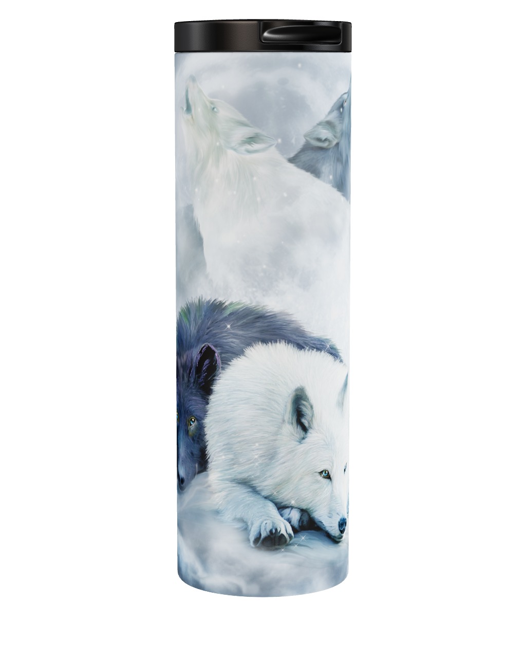 Yin Yang Wolf Mates Tumbler
