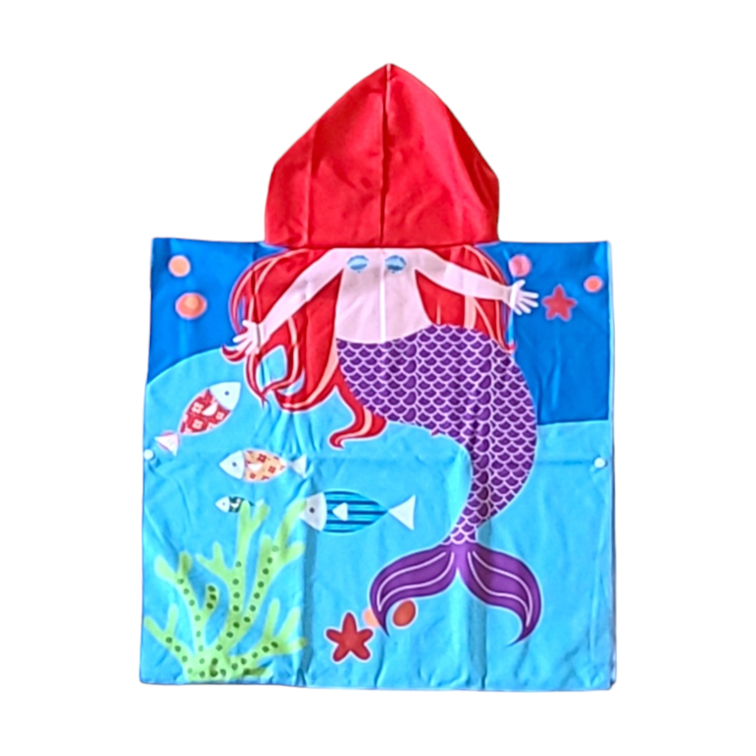 Mermaid Strandponcho KIDS 
