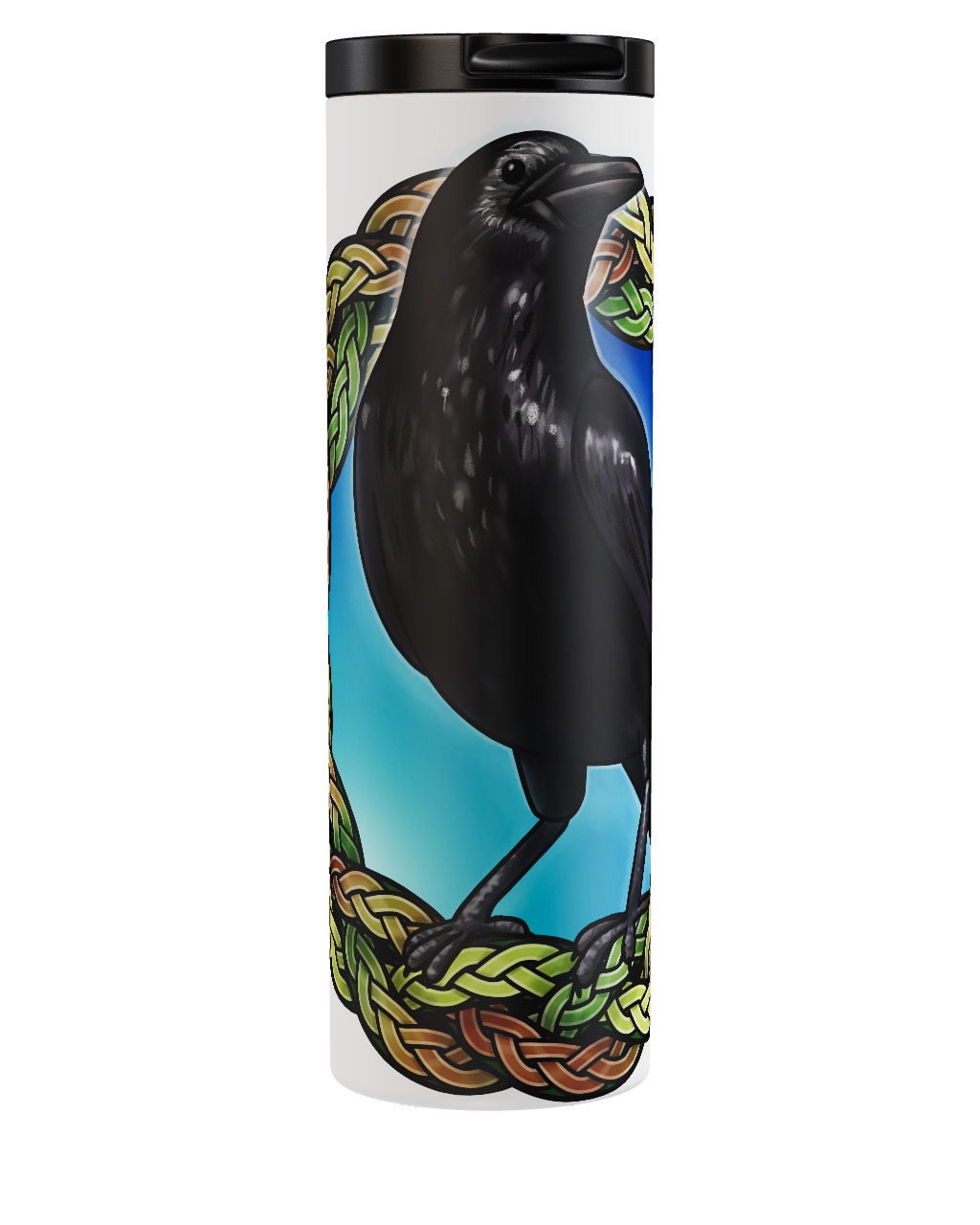 Crow Celtic Knot Tumbler