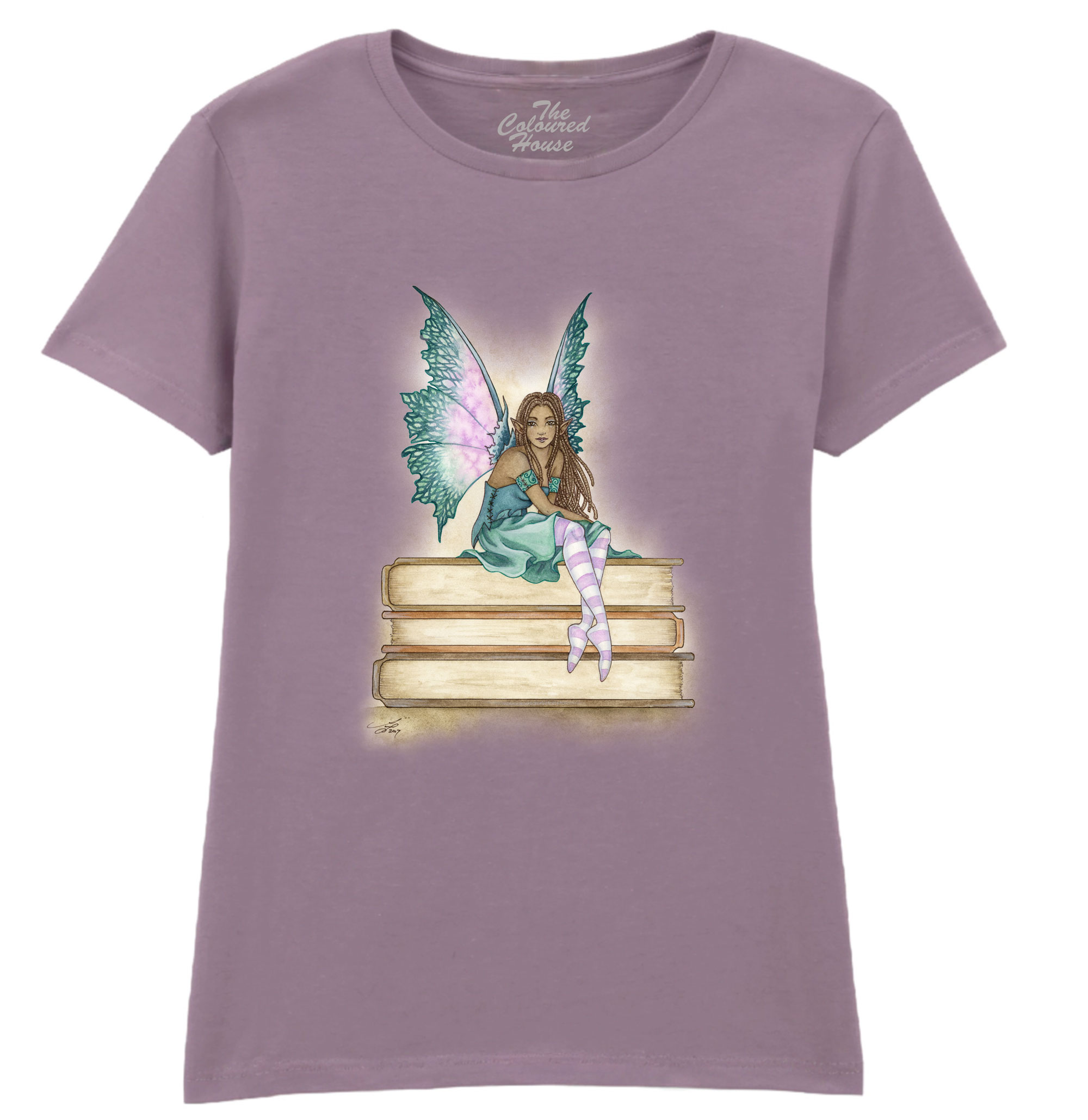 Green Bookworm Ladies T-shirt