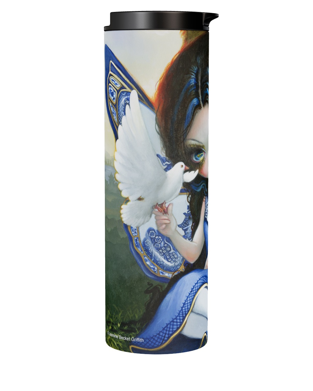 Blue Willow Fairy Tumbler