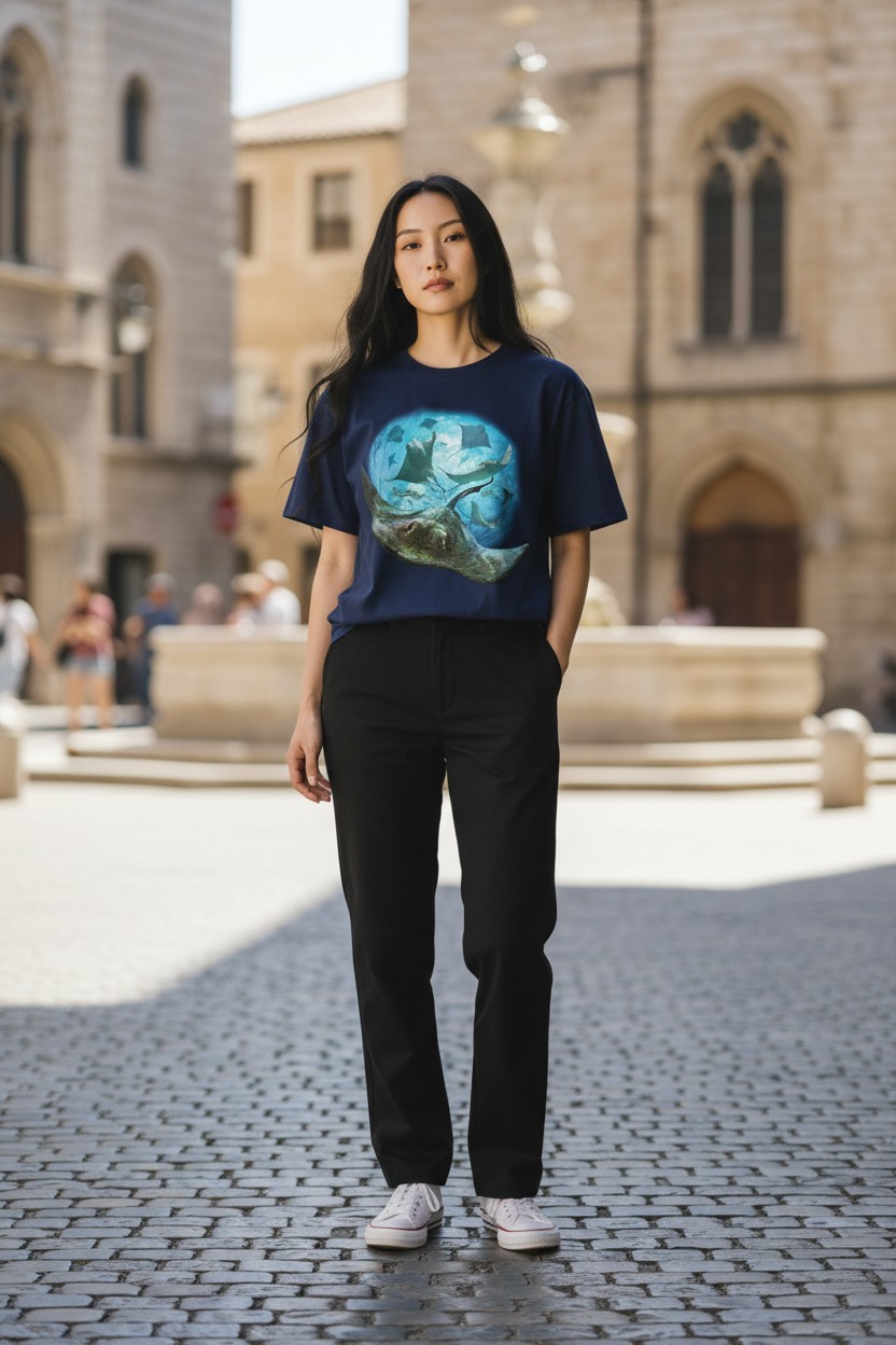 School Of Stingrays Ladies T-shirt