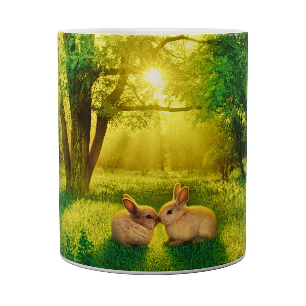 Summer Love Bunnies Mug