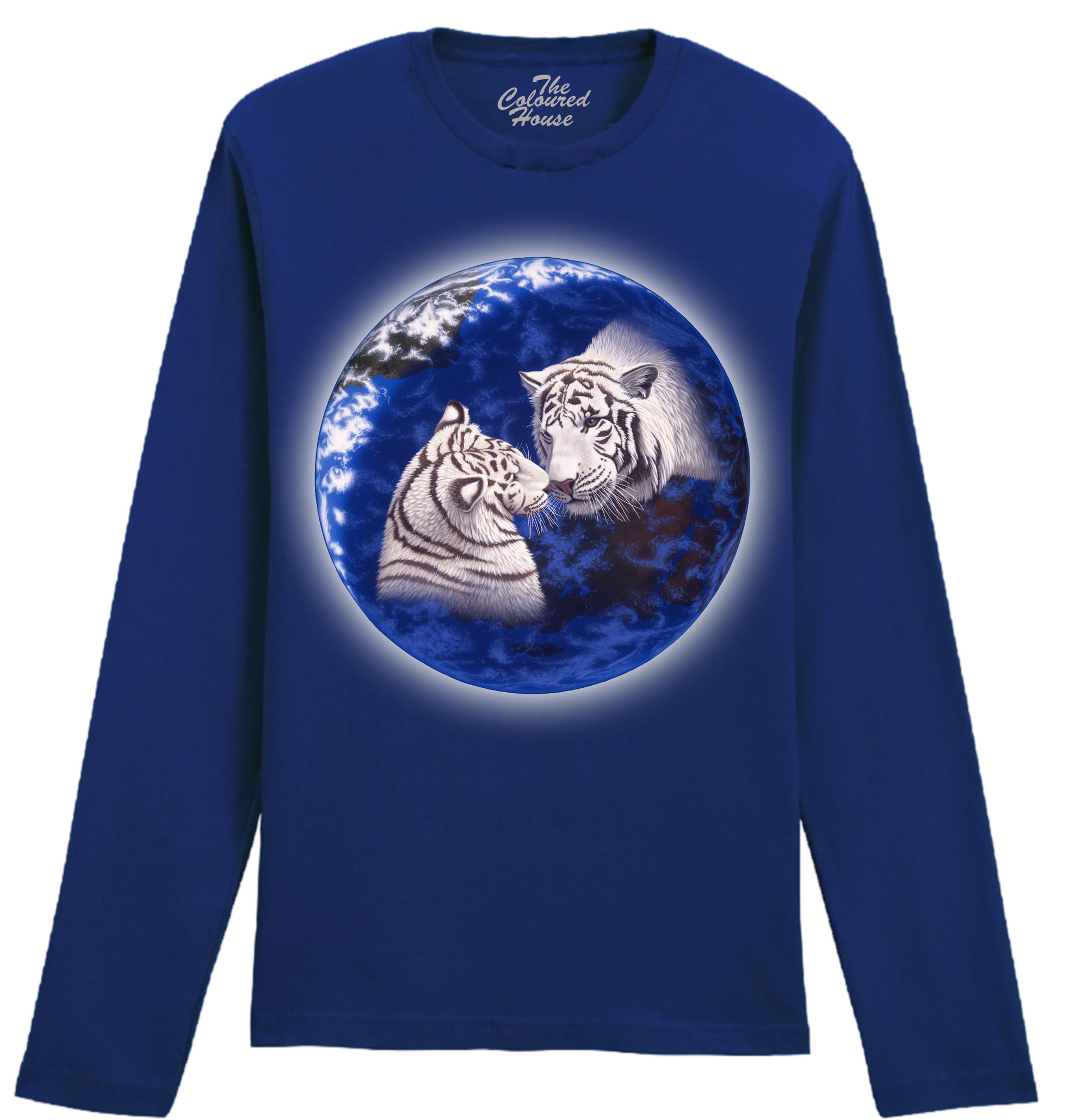 A Kiss For Mother - White Tigers Longsleeve