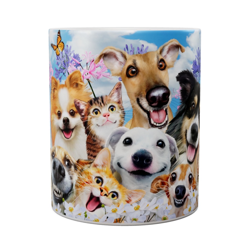 Selfie Fun In The Sun - Pets Mug