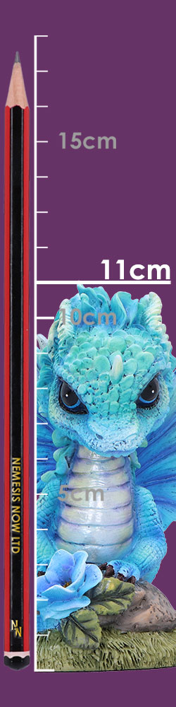 Blue Poppy Flower Dragon - 11cm Blue Poppy Flower Dragon - 11cm