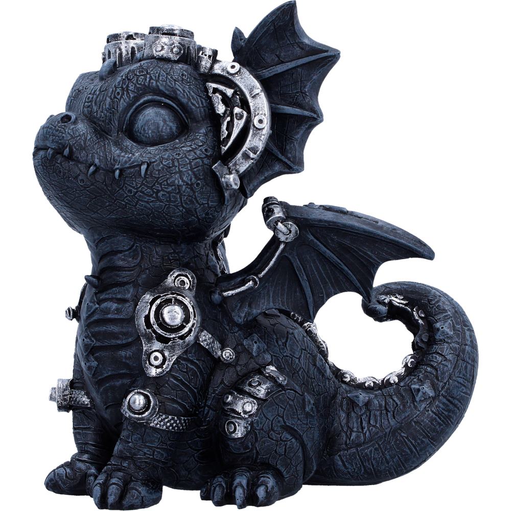 Coglet Black Steampunk Dragon 17.7cm