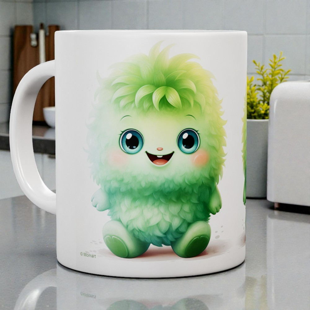 Fruit Monster - Fluffy Apple Mug