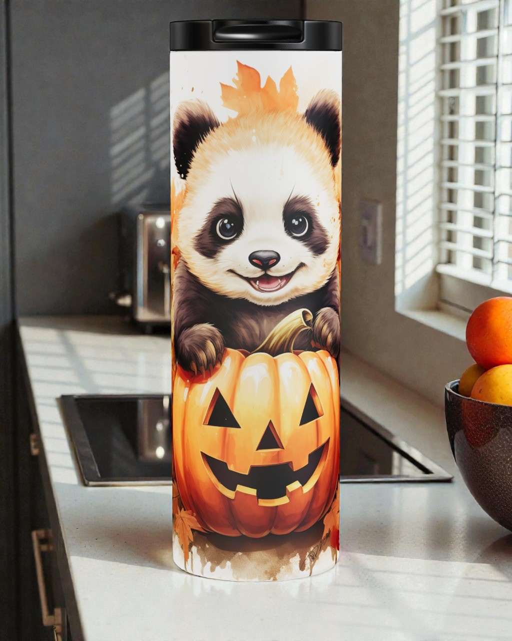 Autumn Panda Tumbler