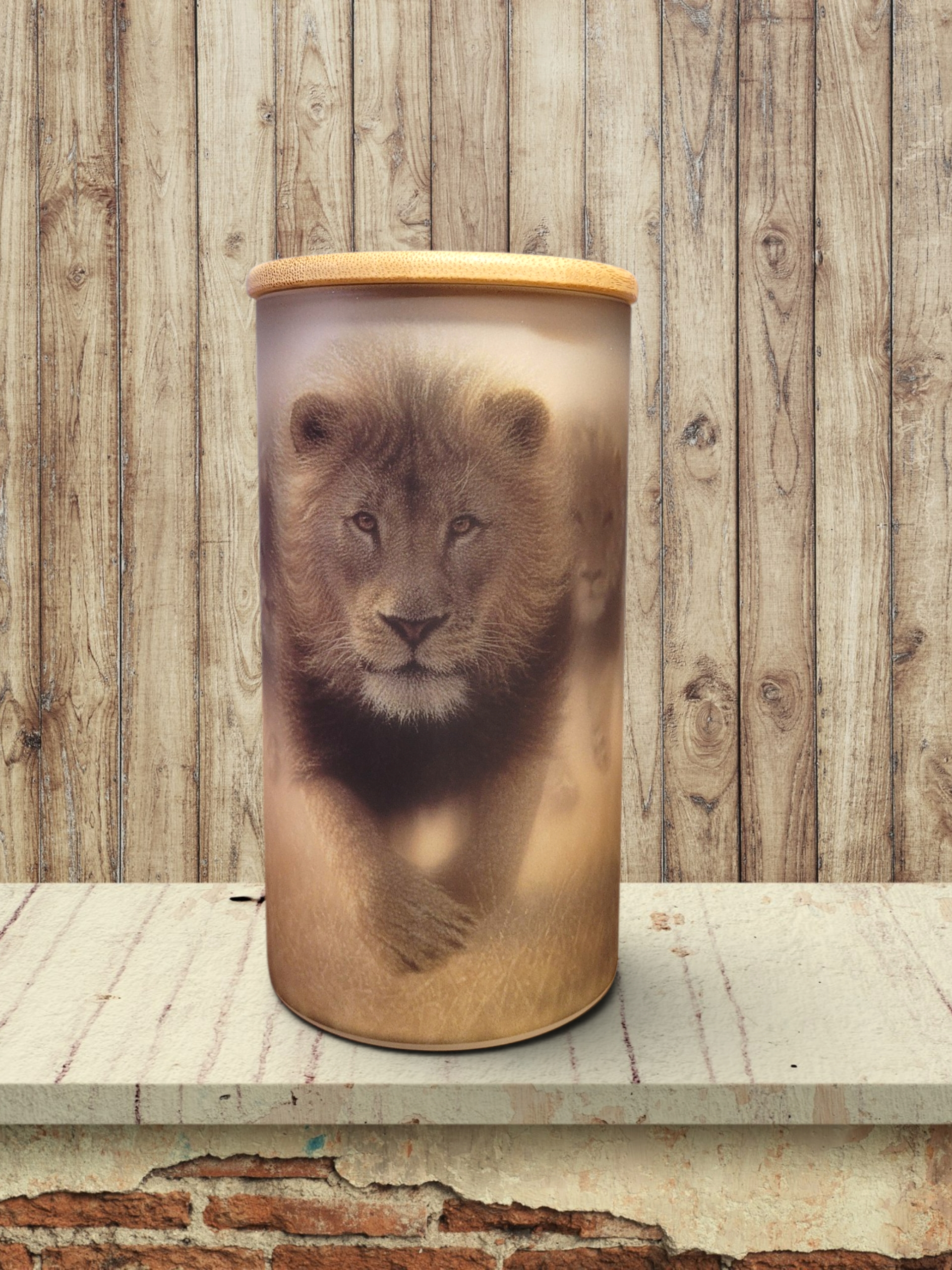 Eat My Dust - Lion - Storage Jar 25Oz