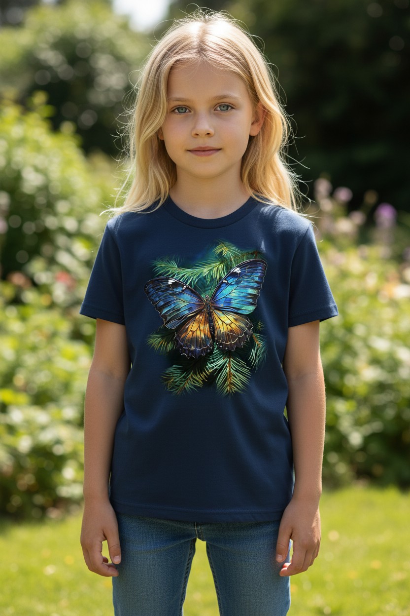 Blue Gold Butterfly KIDS
