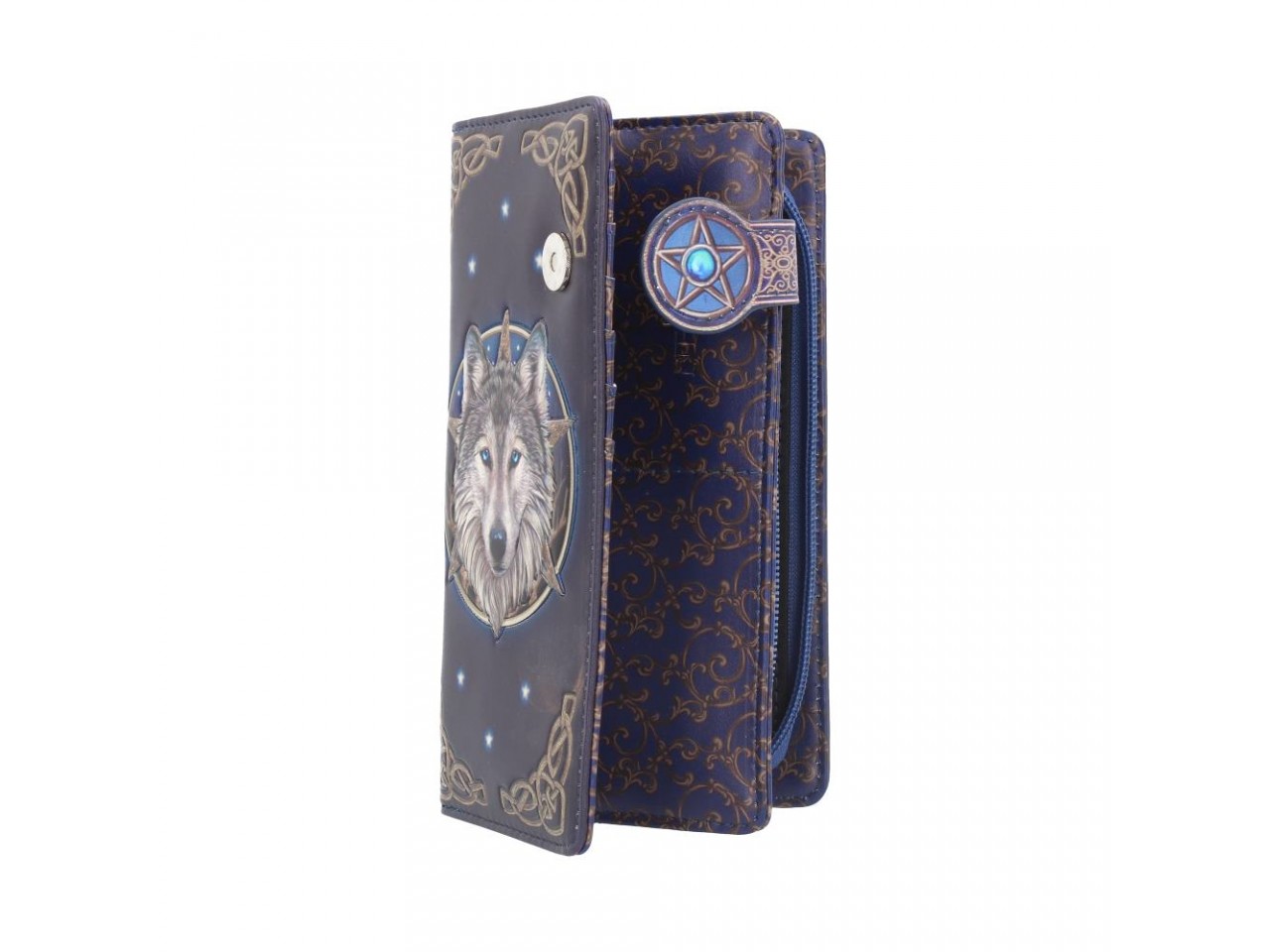 Wild One Embossed Portemonnee