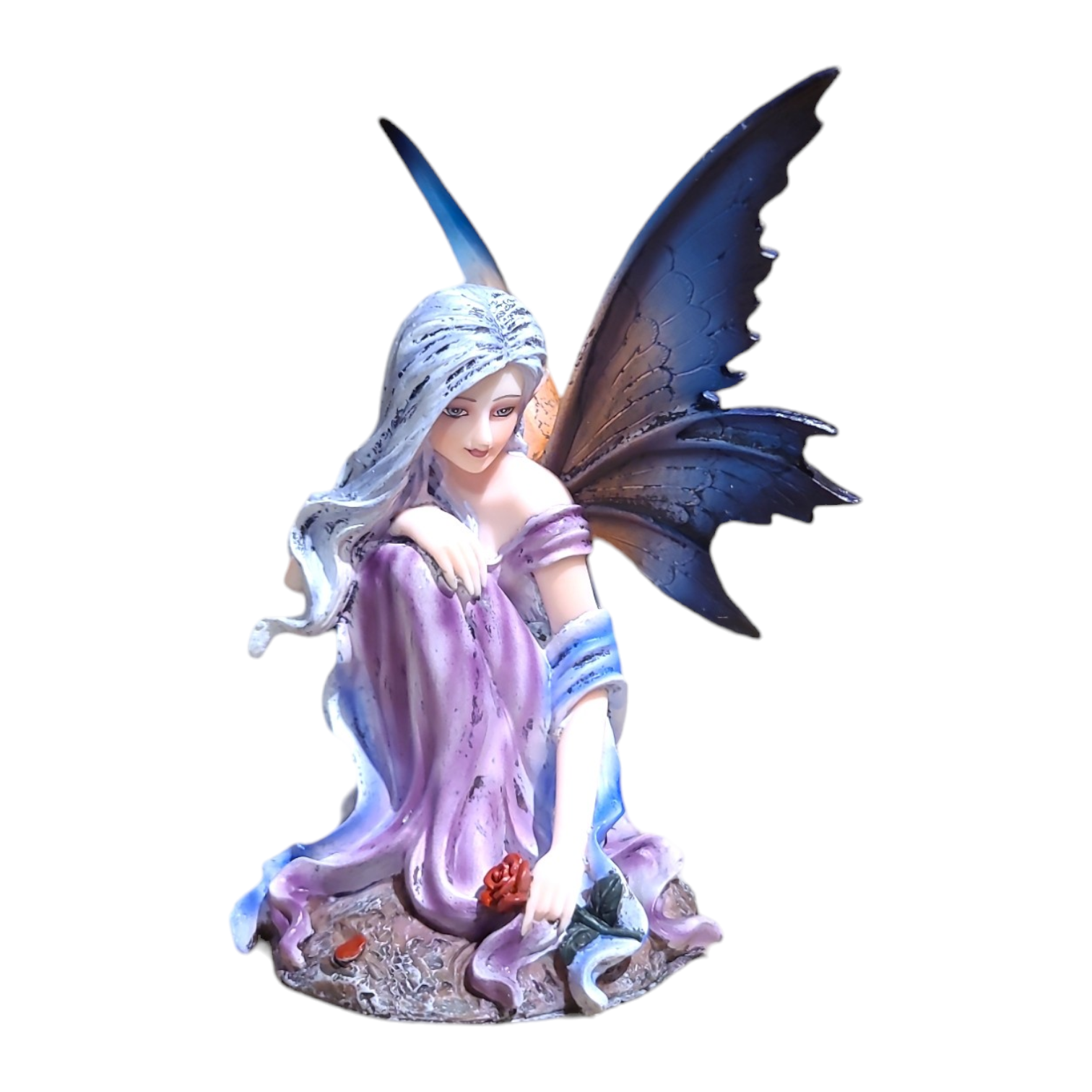 Fairy 'Roseflower' With Rose 15*12*13cm Fairy 'Roseflower' With Rose 15*12*13cm