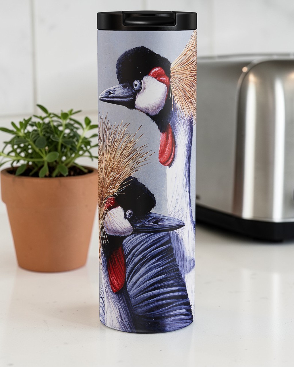 African Crowned Cranes Tumbler