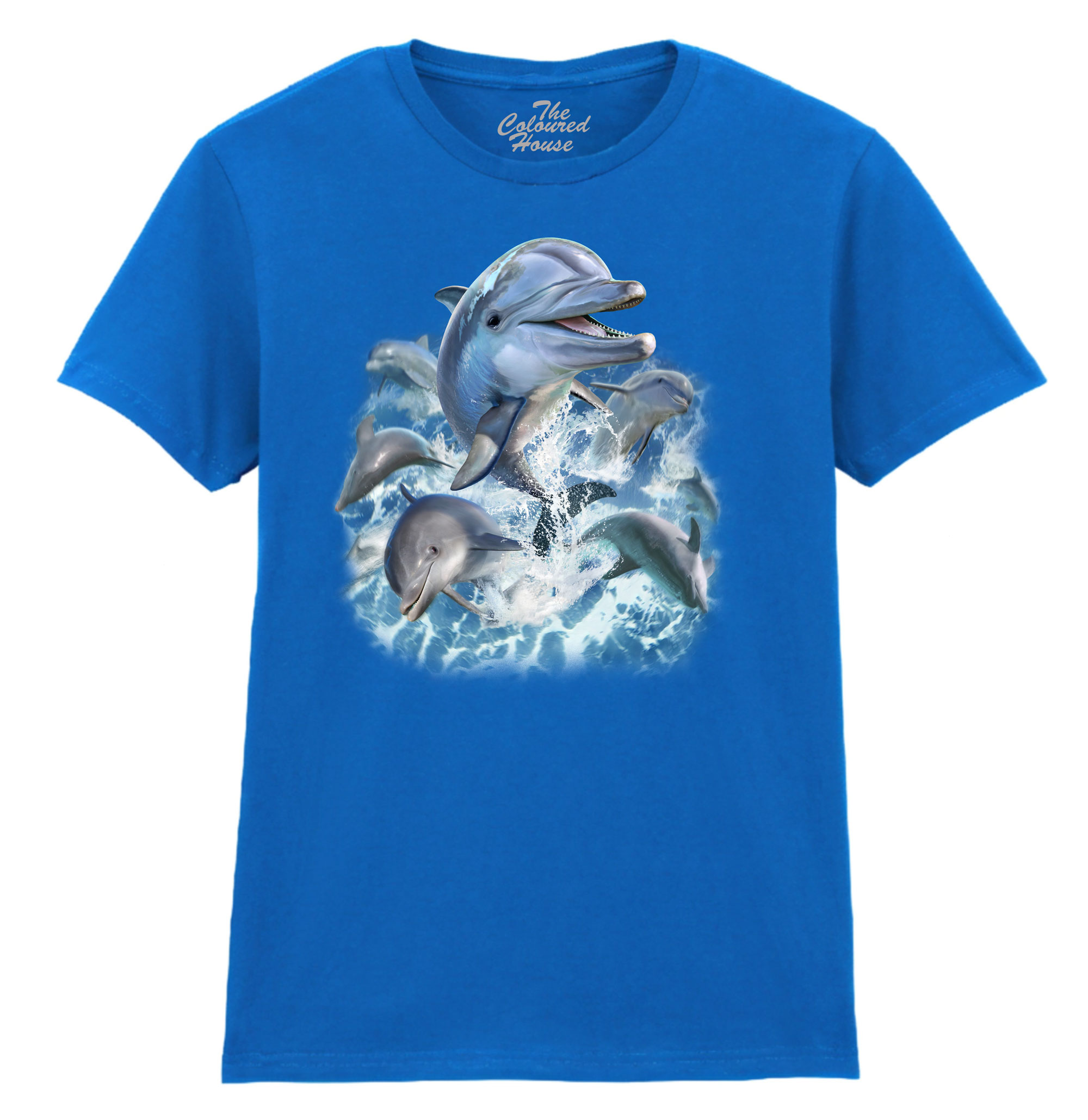 Dolphin Jump Ladies T-shirt