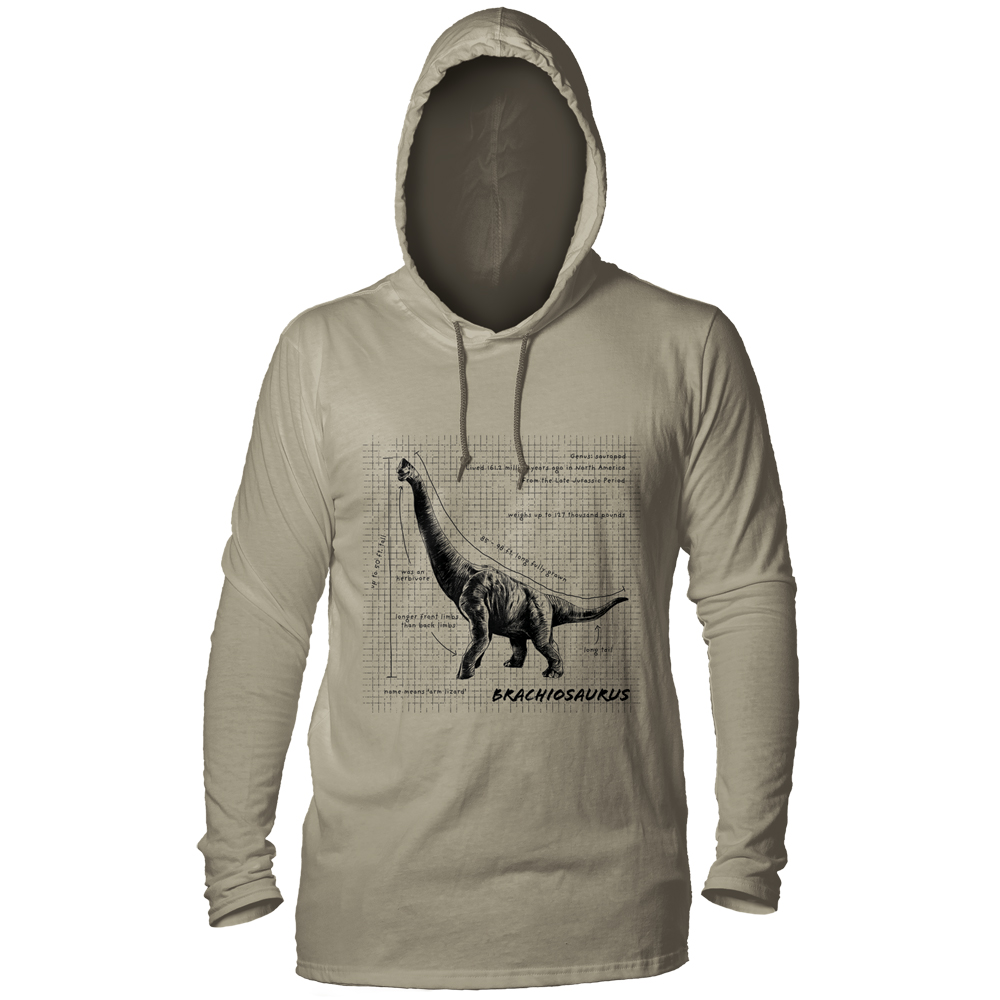 Brachiosaurus Fact Sheet Beige