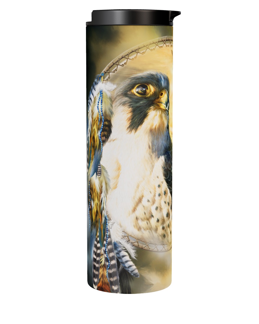 Falcon Sun Dreamcatcher Tumbler