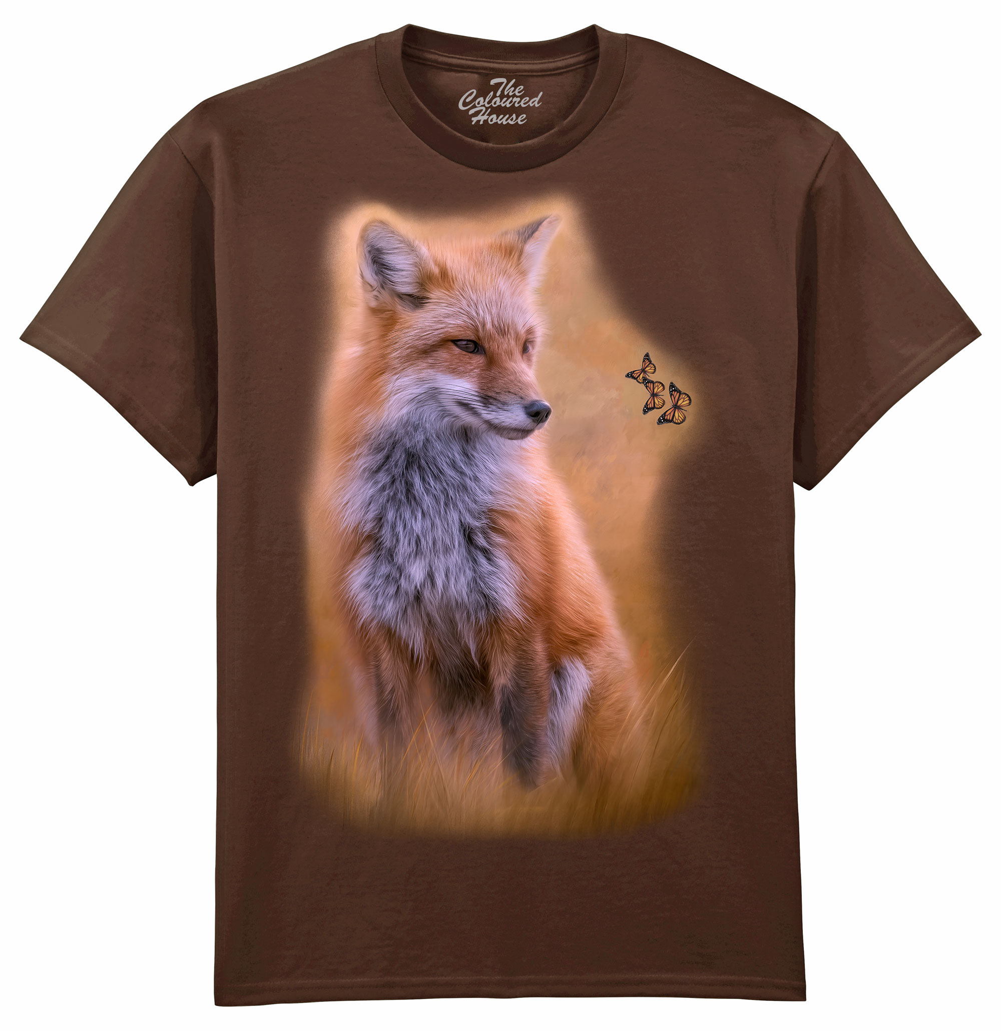 Watching Butterflies - Fox Watching Butterflies - Fox