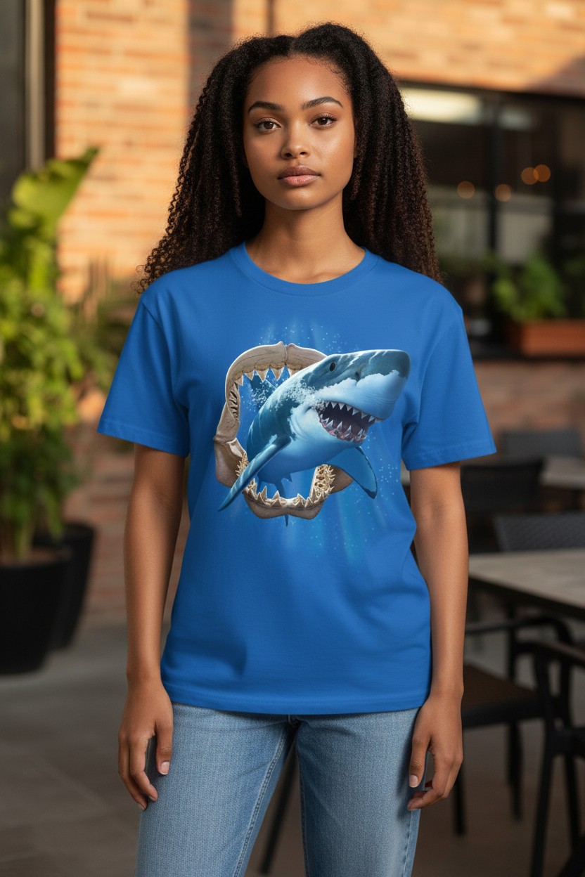 Shark Jaw Ladies T-shirt