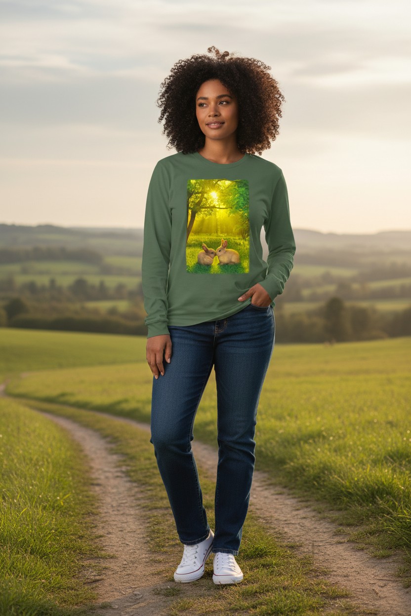 Summer Love Bunnies Longsleeve